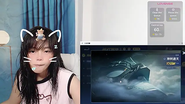 Snapshot of Duolamei chatting on October 15, 5:29 am Duolamei online show from October 15, 5:29 am