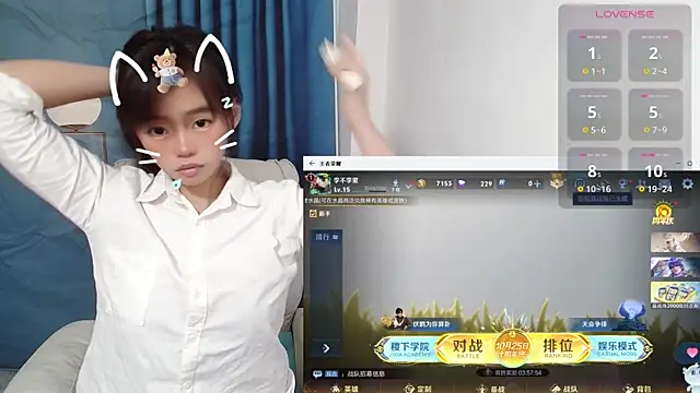 Snapshot of Duolamei chatting on October 23, 6:02 am Duolamei online show from October 23, 6:02 am