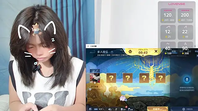 Snapshot of Duolamei chatting on October 24, 5:48 am Duolamei online show from October 24, 5:48 am