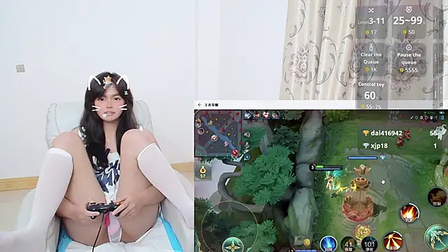 Snapshot of Duolamei chatting on October 27, 1:48 pm Duolamei online show from October 27, 1:48 pm