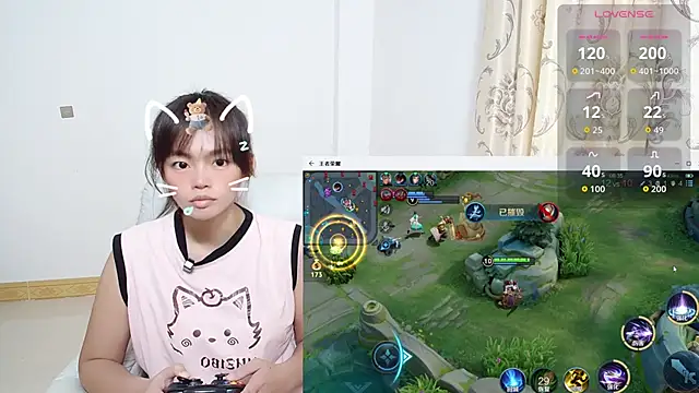 Snapshot of Duolamei chatting on November 2, 5:21 am Duolamei online show from November 2, 5:21 am