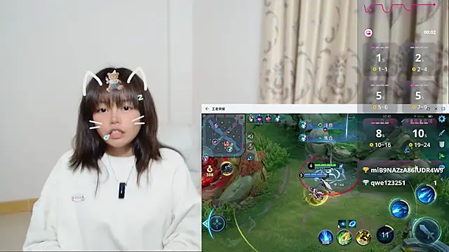 Snapshot of Duolamei chatting on December 2, 1:28 pm Duolamei online show from December 2, 1:28 pm