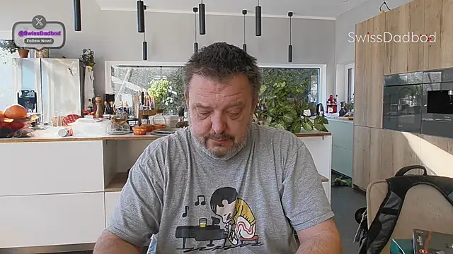 Snapshot of SwissDadbod chatting on December 14, 9:03 am SwissDadbod online show from December 14, 9:03 am