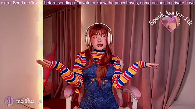 Snapshot of Melifluaa chatting on October 16, 5:03 pm Melifluaa online show from October 16, 5:03 pm