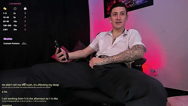 Snapshot of Sebas_maverick chatting on October 27, 10:36 pm Sebas maverick online show from October 27, 10:36 pm