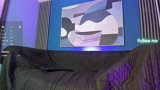 kevinn blue1 online show from October 10, 9:47 pm