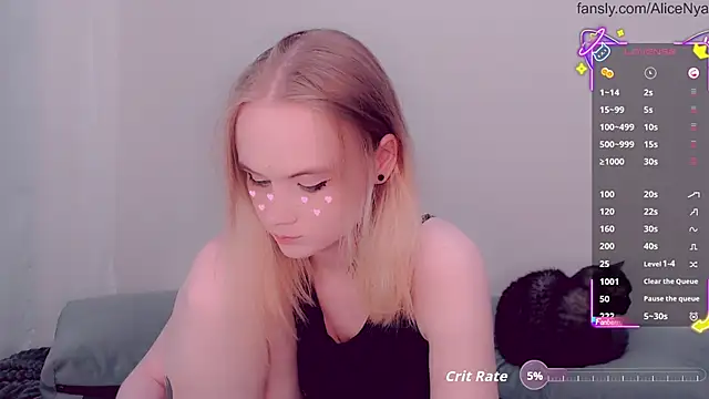 AliceNya cute online show from September 21, 4:03 am