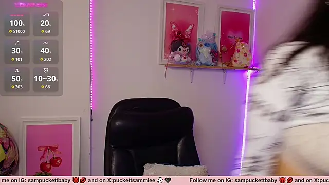 Snapshot of Sampuckettbaby chatting on March 7, 7:05 pm Sampuckettbaby online show from March 7, 7:05 pm