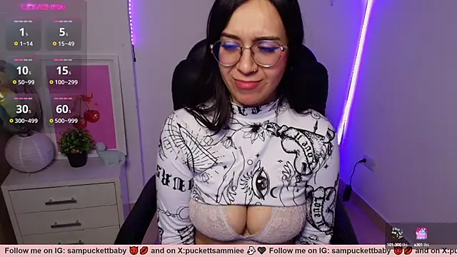 Snapshot of Sampuckettbaby chatting on March 8, 3:39 am Sampuckettbaby online show from March 8, 3:39 am