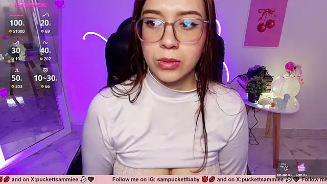 Snapshot of Sampuckettbaby chatting on October 14, 5:14 pm Sampuckettbaby online show from October 14, 5:14 pm