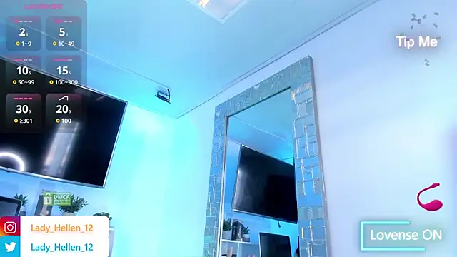 LADY HELLEN online show from March 10, 2:05 pm