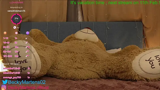 BeckyMartens online show from January 25, 6:12 am