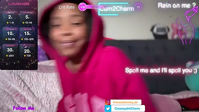 Snapshot of Cum2Charm chatting on March 5, 8:43 am Cum2Charm online show from March 5, 8:43 am