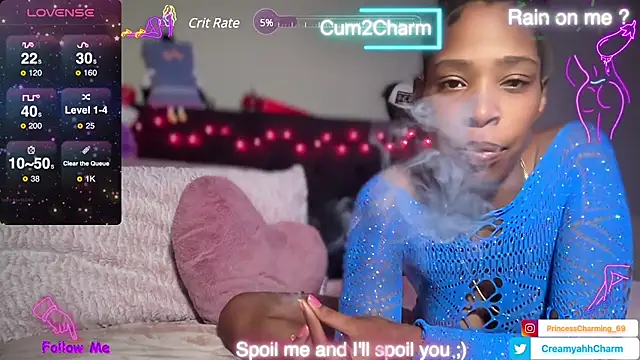 Snapshot of Cum2Charm chatting on March 7, 2:12 pm Cum2Charm online show from March 7, 2:12 pm