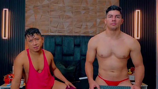 Snapshot of FelipeAndMarcello3 chatting on October 8, 2:14 pm FelipeAndMarcello3 online show from October 8, 2:14 pm