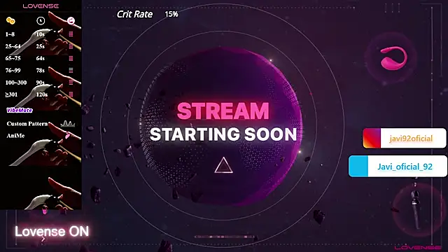 Javi 92 online show from January 6, 10:37 pm