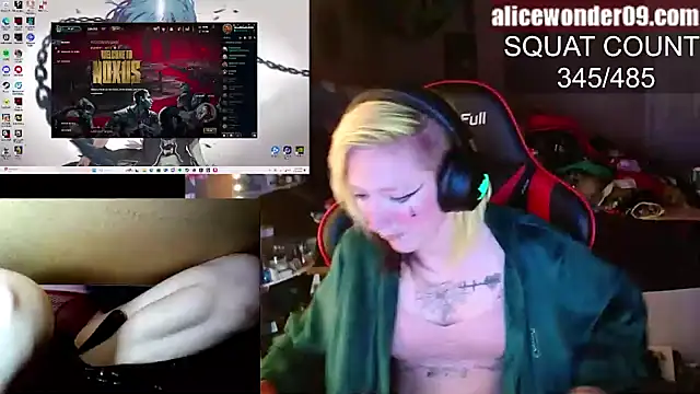 alicewonder09 online show from January 22, 4:34 am