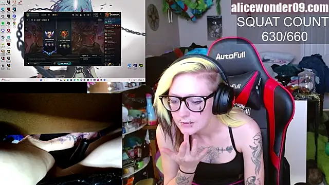 alicewonder09 online show from January 28, 4:18 am