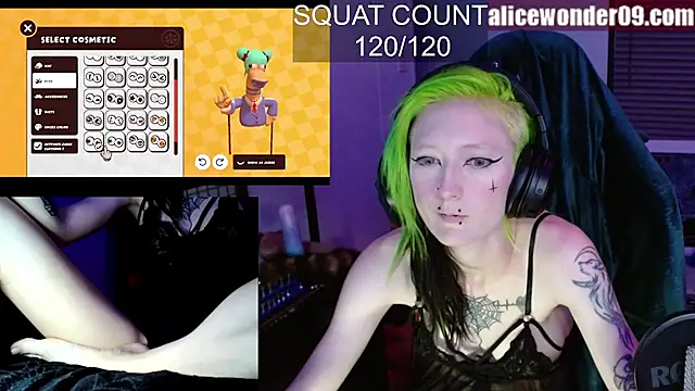 alicewonder09 online show from October 12, 4:55 am