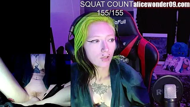 alicewonder09 online show from October 21, 5:52 am