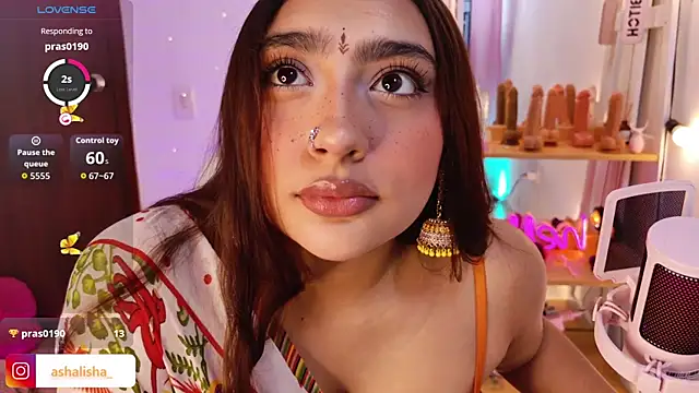 ashalisha online show from December 16, 2:33 pm