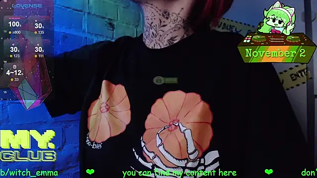 Witch Emma online show from November 2, 10:06 am