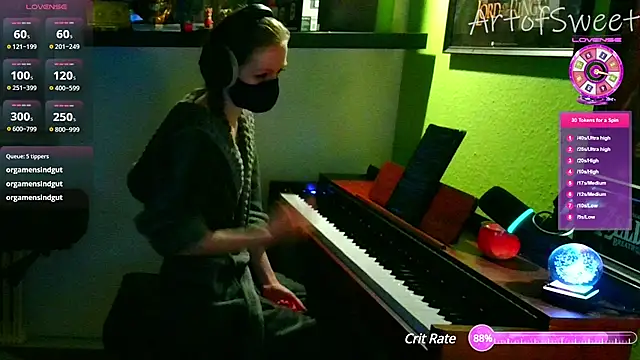 ArtofSweet online show from March 18, 8:15 pm