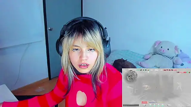 Snapshot of Akane-Mou chatting on January 23, 8:36 am Akane-Mou online show from January 23, 8:36 am