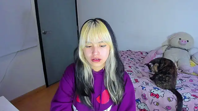 Snapshot of Akane-Mou chatting on March 9, 8:07 am Akane-Mou online show from March 9, 8:07 am