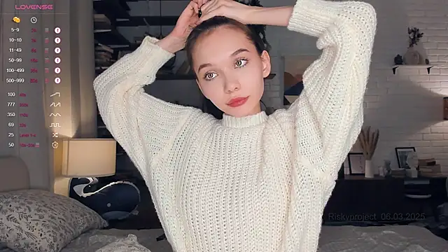 Snapshot of Riskyproject chatting on March 6, 11:14 am Riskyproject online show from March 6, 11:14 am