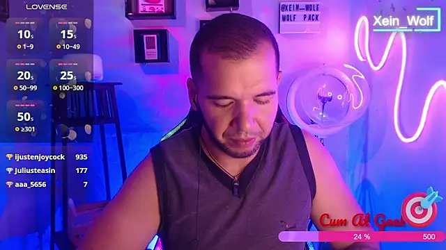 Snapshot of Xein_WoIf chatting on February 5, 5:30 am Xein WoIf online show from February 5, 5:30 am