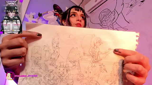 Snapshot of Valeera_Evans8 chatting on February 14, 8:10 am Valeera Evans8 online show from February 14, 8:10 am