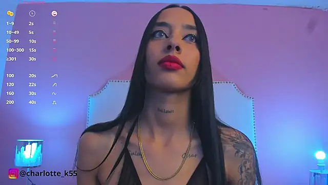 charlotte kisss online show from January 3, 8:22 pm