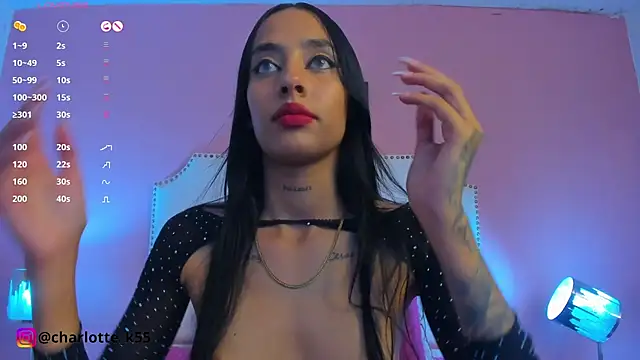 charlotte kisss online show from January 5, 1:45 am